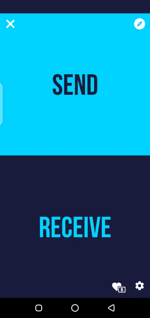 Send Files To TV download transfer progress screen
